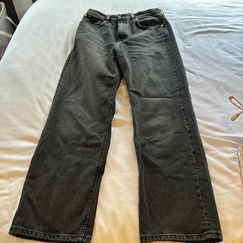 BIMBA Y LOLA straight leg cropped jeans size 38